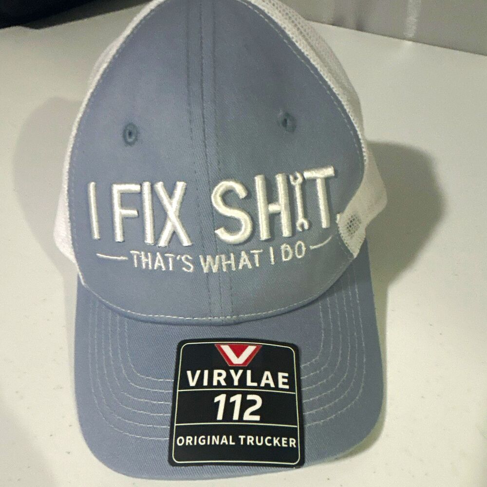 VIRYLAE 112 Trucker Funny Dad Hat, Mesh Back, Adjustable: NEW